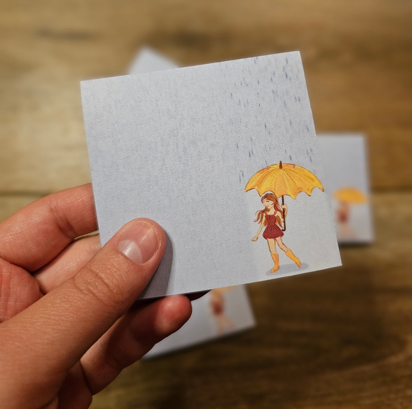 Rainy Day Sticky Notes