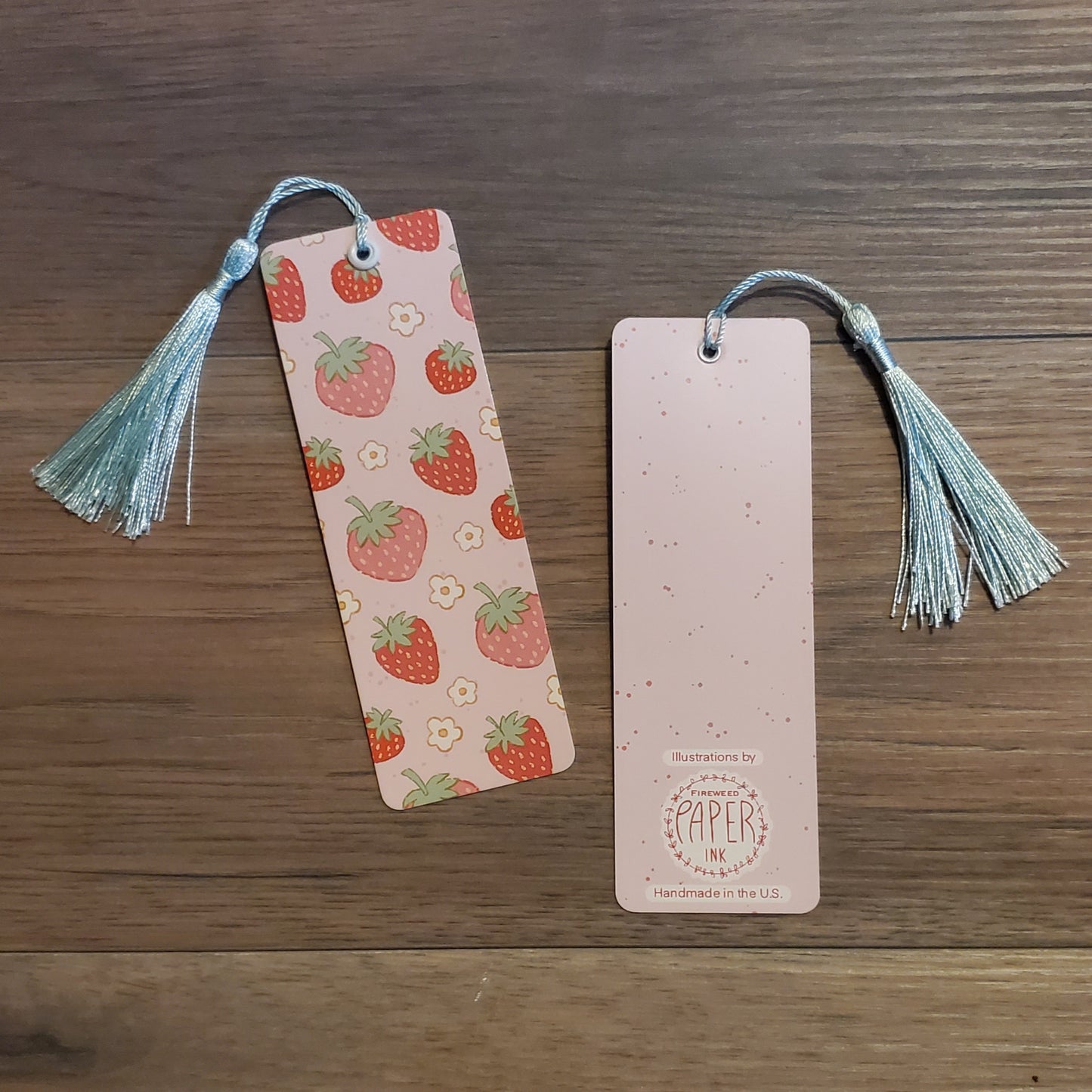 Simply Strawberries Bookmark
